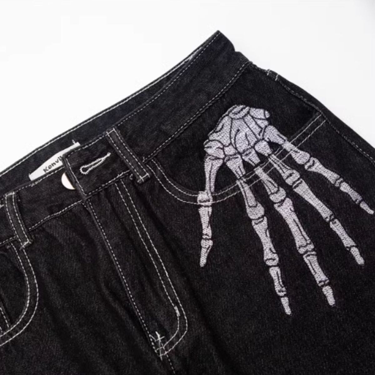 Pants/スケルトンデニムワイドパンツ ST/No.23296