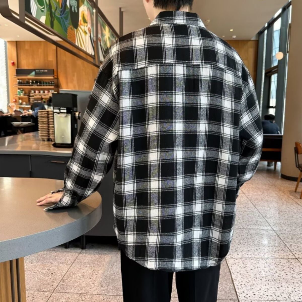 Shirts/オーバーサイズチェックシャツ ST/No.23307