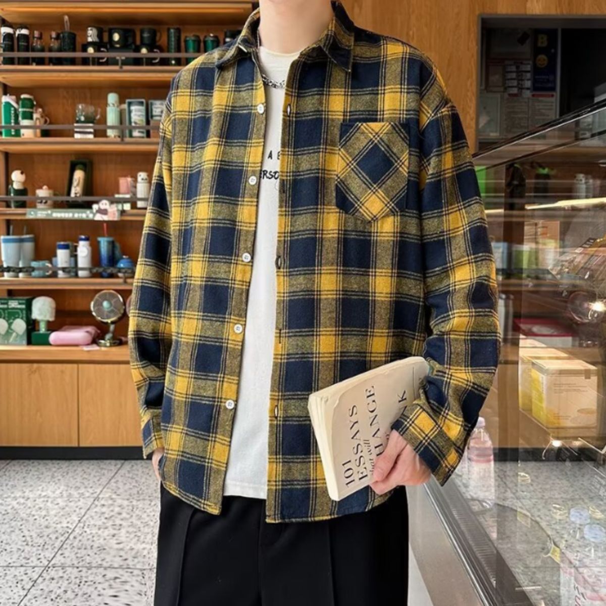 Shirts/オーバーサイズチェックシャツ ST/No.23307
