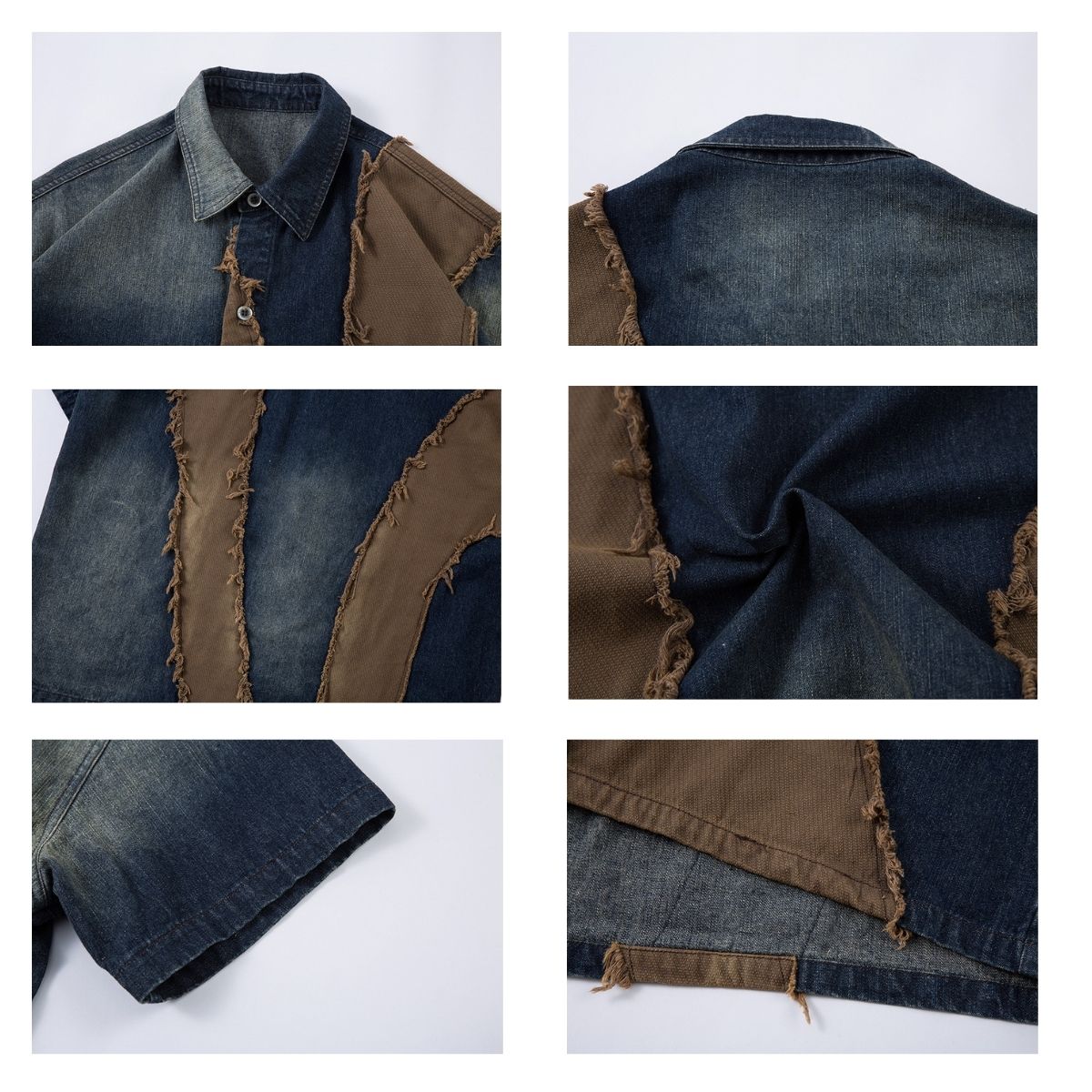 Shirts/ヴィンテージライクデニムシャツ ST/No.23309