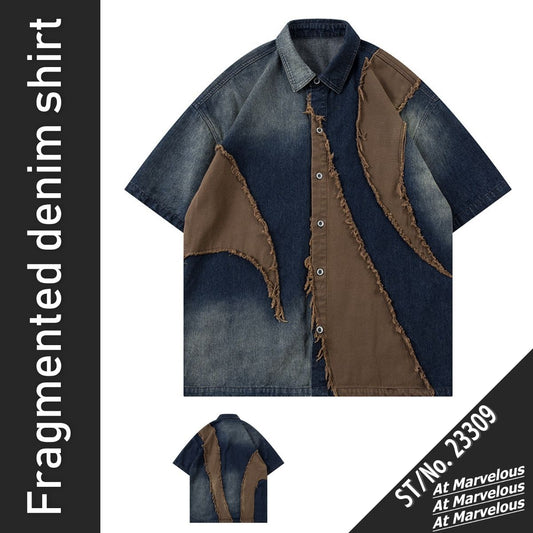 Shirts/ヴィンテージライクデニムシャツ ST/No.23309