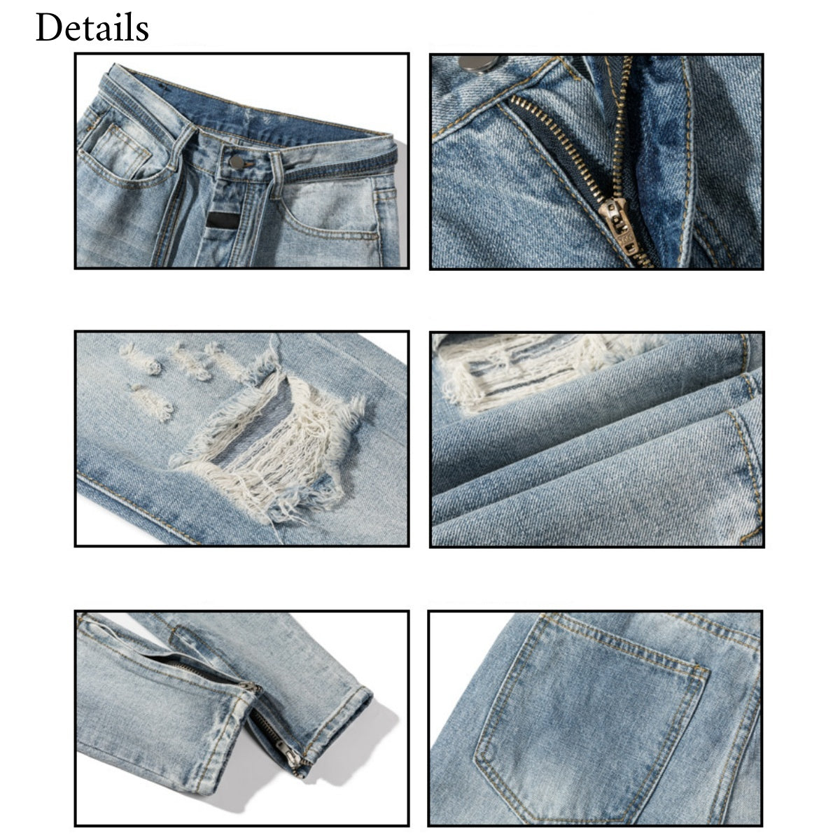 Pants / ダメージデニムパンツ ST/No.23119