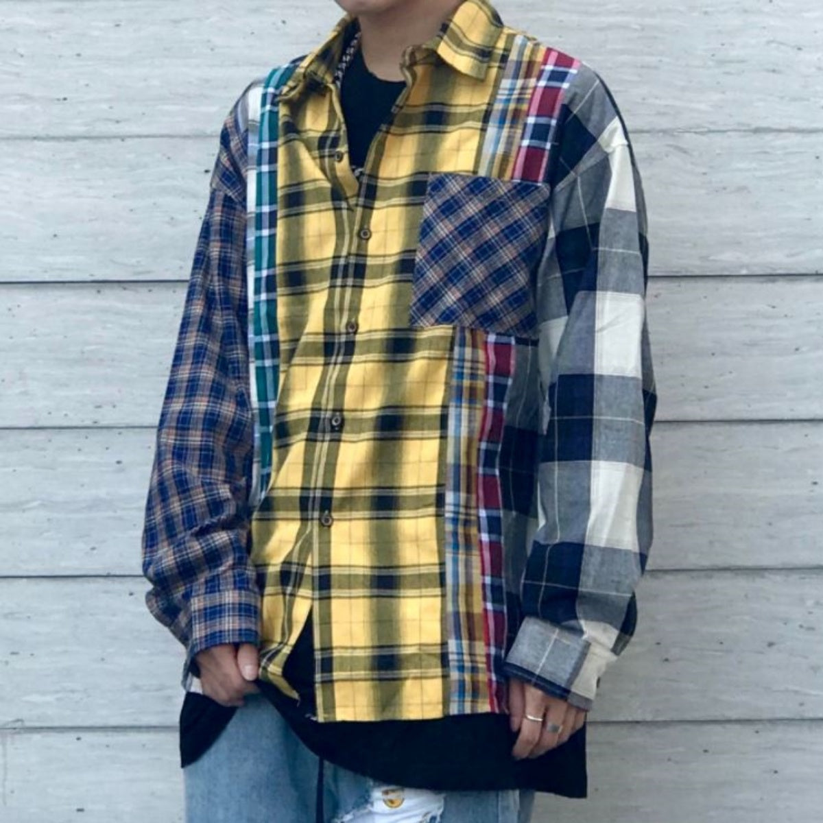 Shirts / クレイジーパターンシャツ ST/No.23149