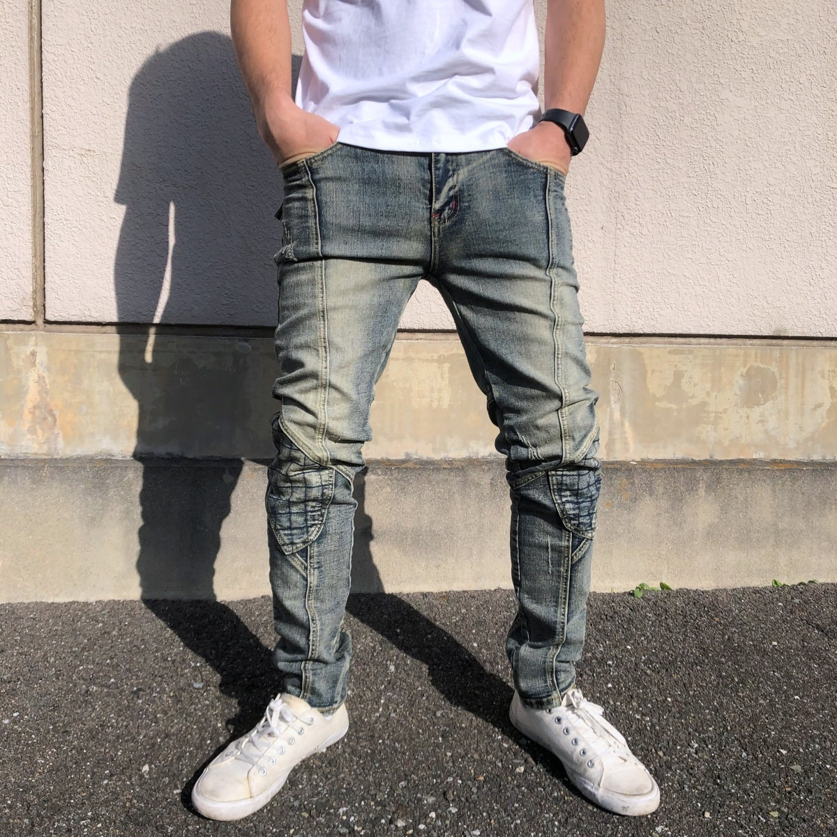 Pants / デザインステッチ デニムパンツ ST/No.23145