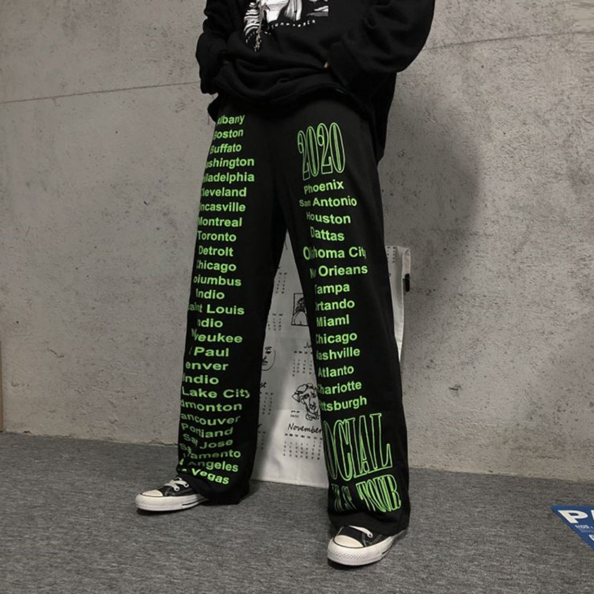 Pants / ネオンロゴスウェットパンツ ST/No.23135