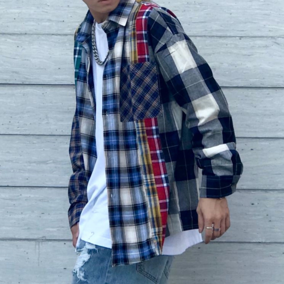 Shirts / クレイジーパターンシャツ ST/No.23149