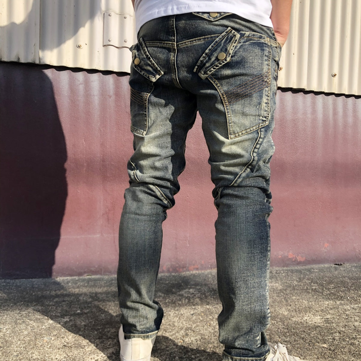 Pants / デザインステッチ デニムパンツ ST/No.23145