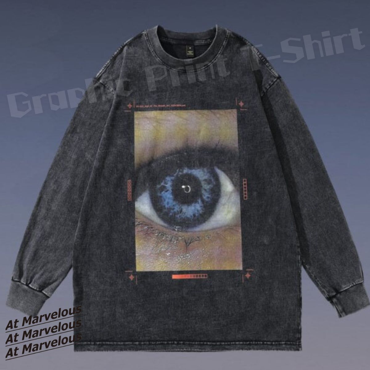 T-Shirts/フォトプリントロングTシャツ ST/No.23284