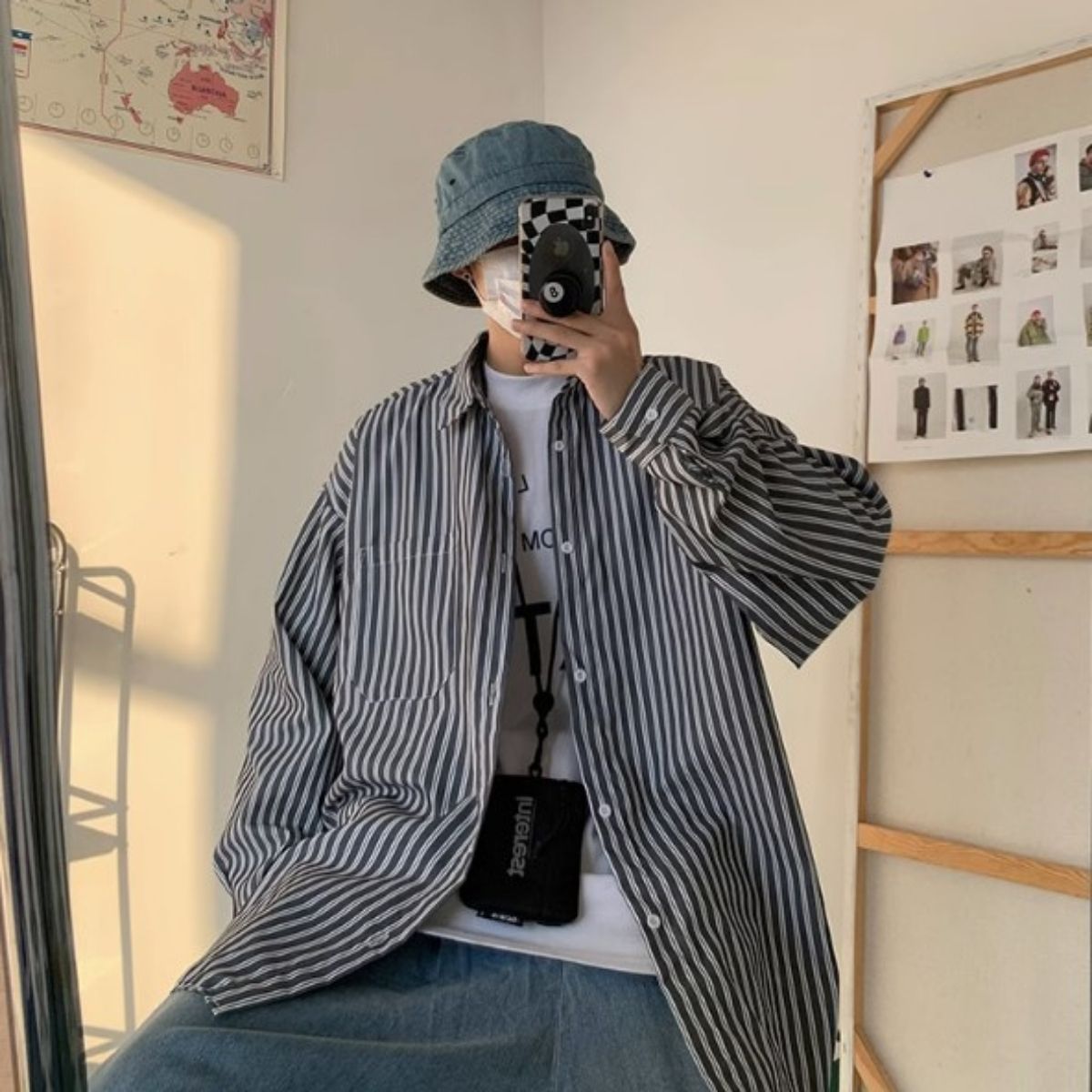 Shirts/オーバーサイズストライプシャツ ST/No.23291