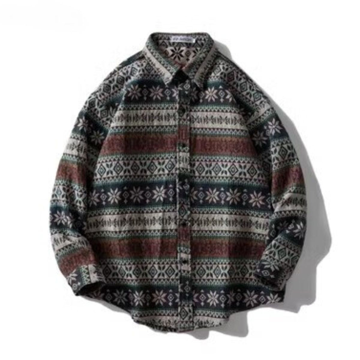 Shirts/ジャカード総柄シャツ ST/No.23292