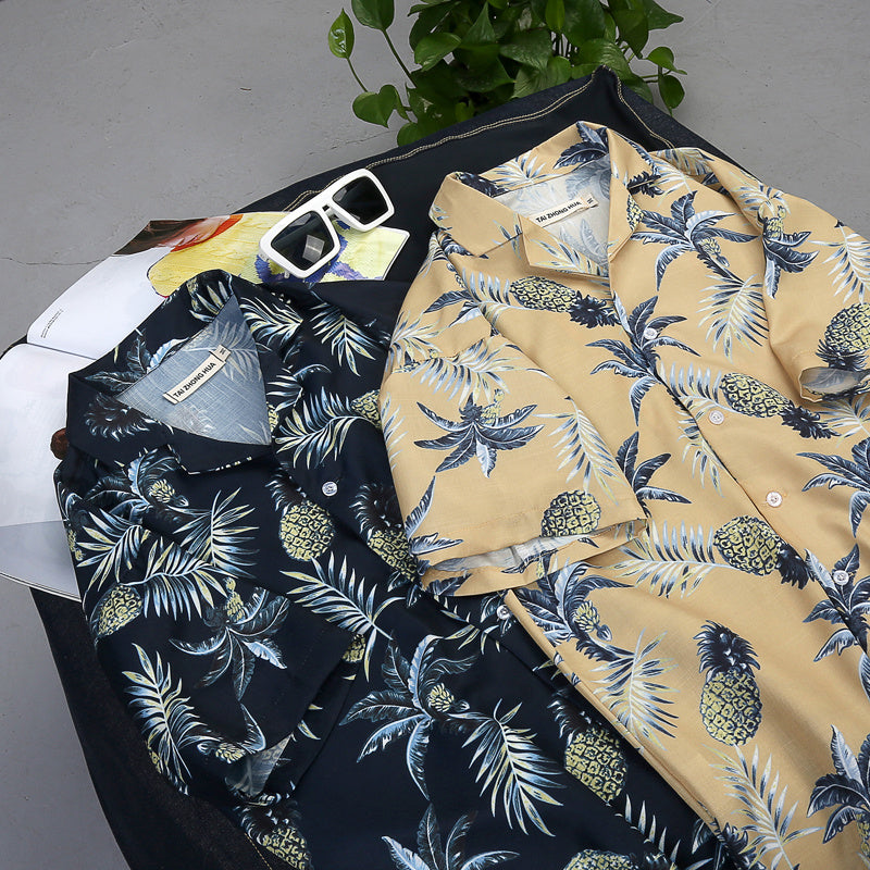 Shirts/パイン柄アロハシャツ ST/No.28018