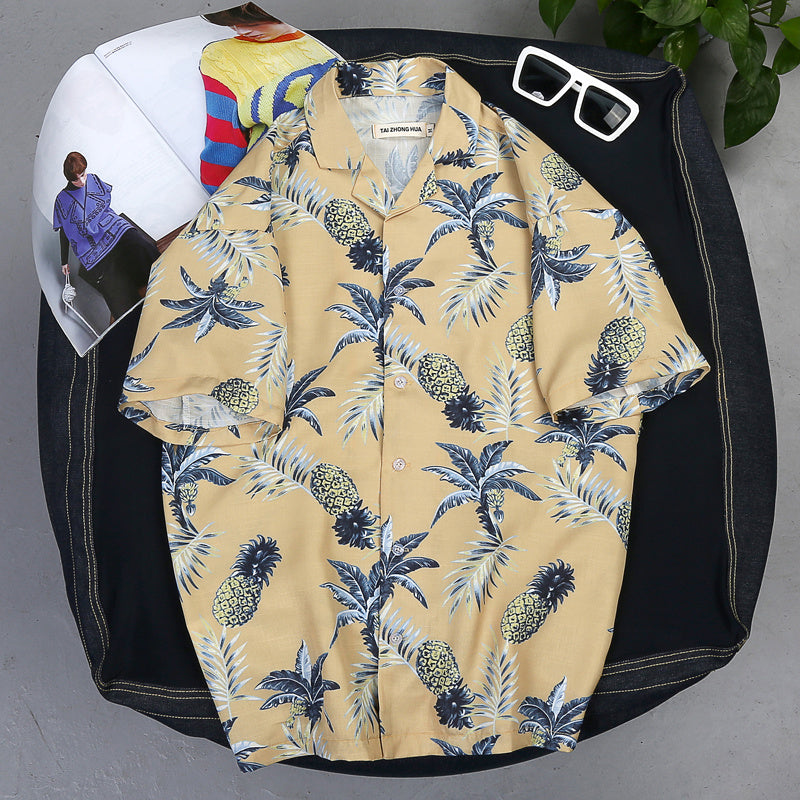 Shirts/パイン柄アロハシャツ ST/No.28018