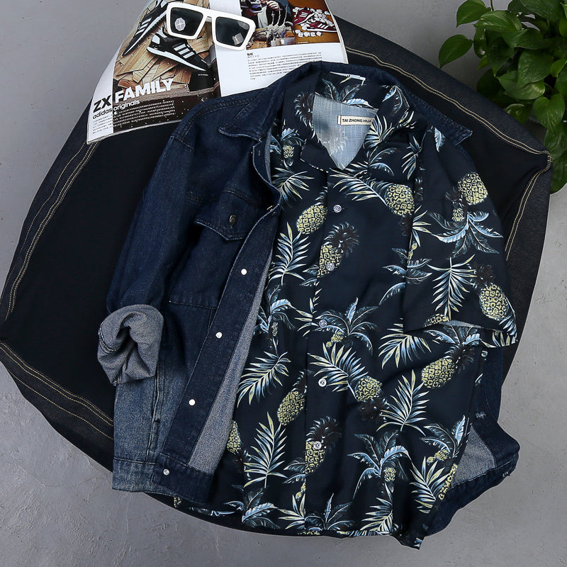 Shirts/パイン柄アロハシャツ ST/No.28018