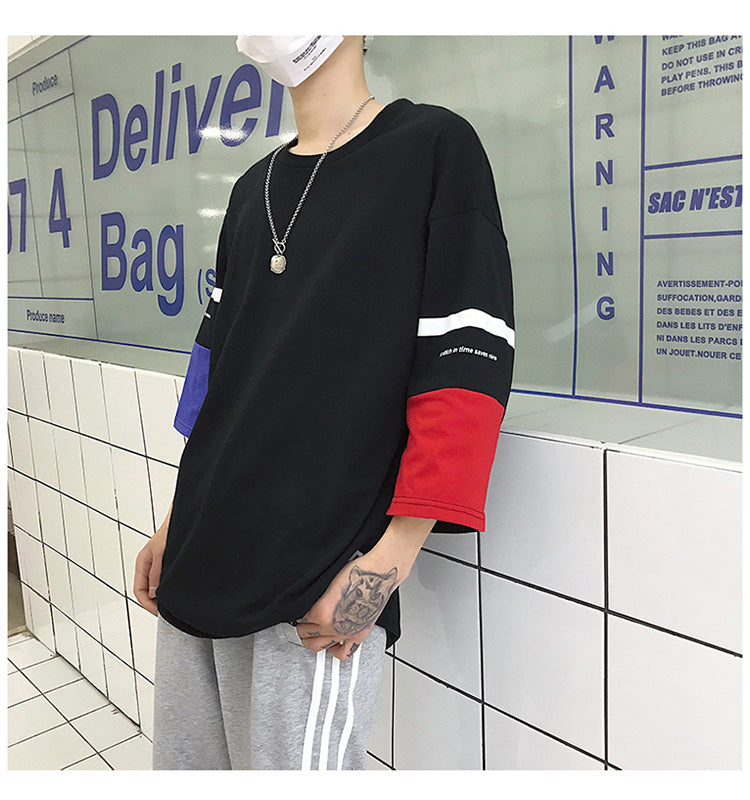 T-shirts/ アシメスリーブTシャツ ST/No.28023