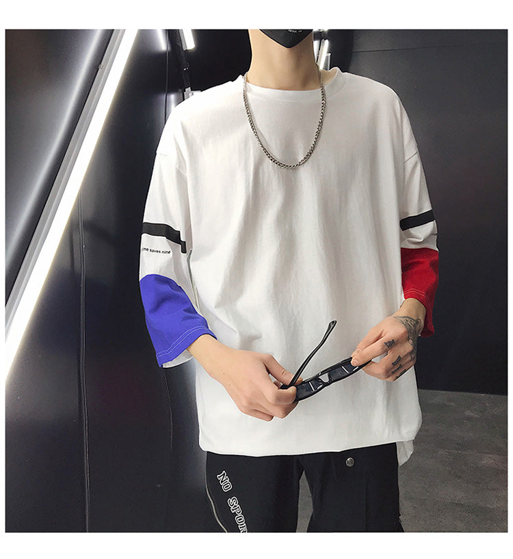 T-shirts/ アシメスリーブTシャツ ST/No.28023