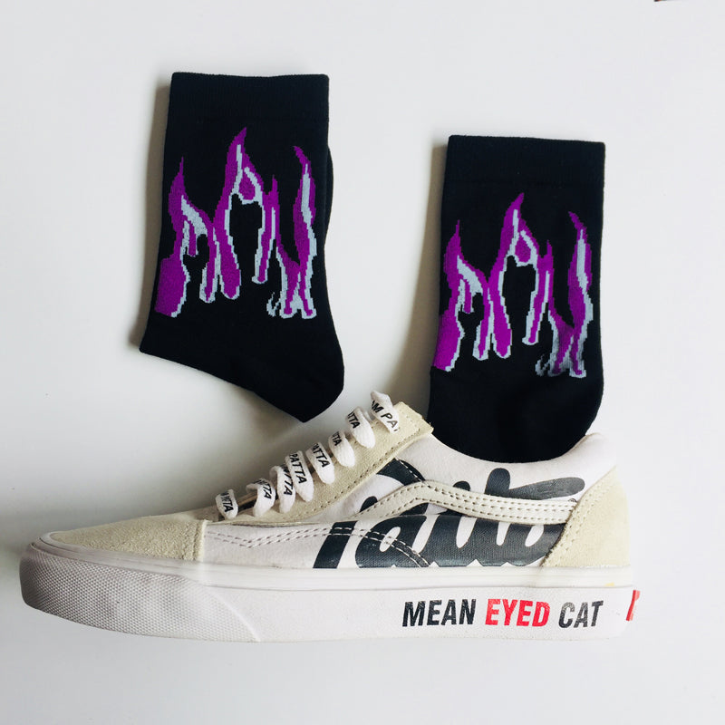 Sox /ファイヤージャカードソックス(26-28cm) ST/No.23107