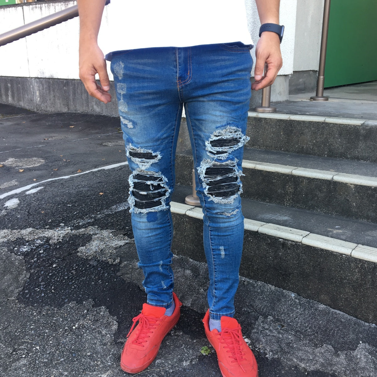 Pants / ダメージ デニムパンツ ST/No.23022