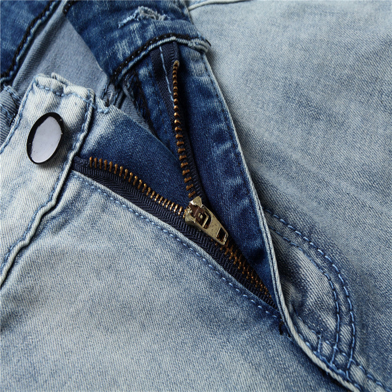 Pants / ダメージデニムバイカージーンズ ST/No.23013