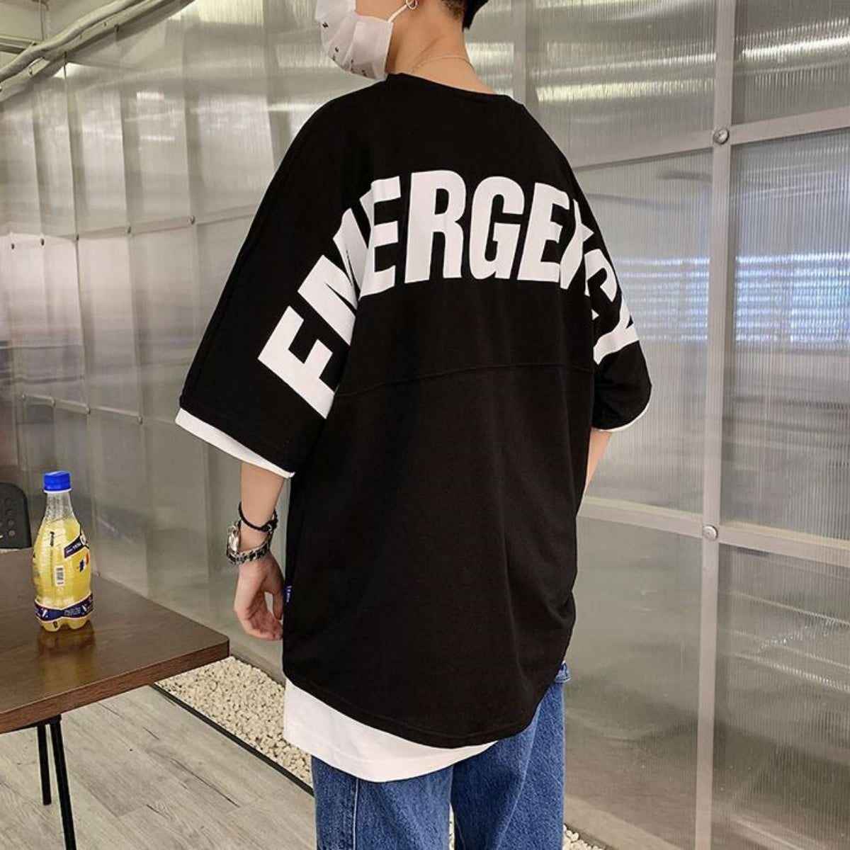 T-shirts /緊急事態ロゴビッグTシャツ ST/No.23070