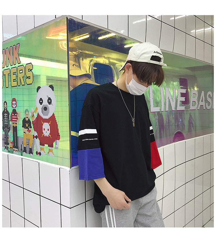 T-shirts/ アシメスリーブTシャツ ST/No.28023