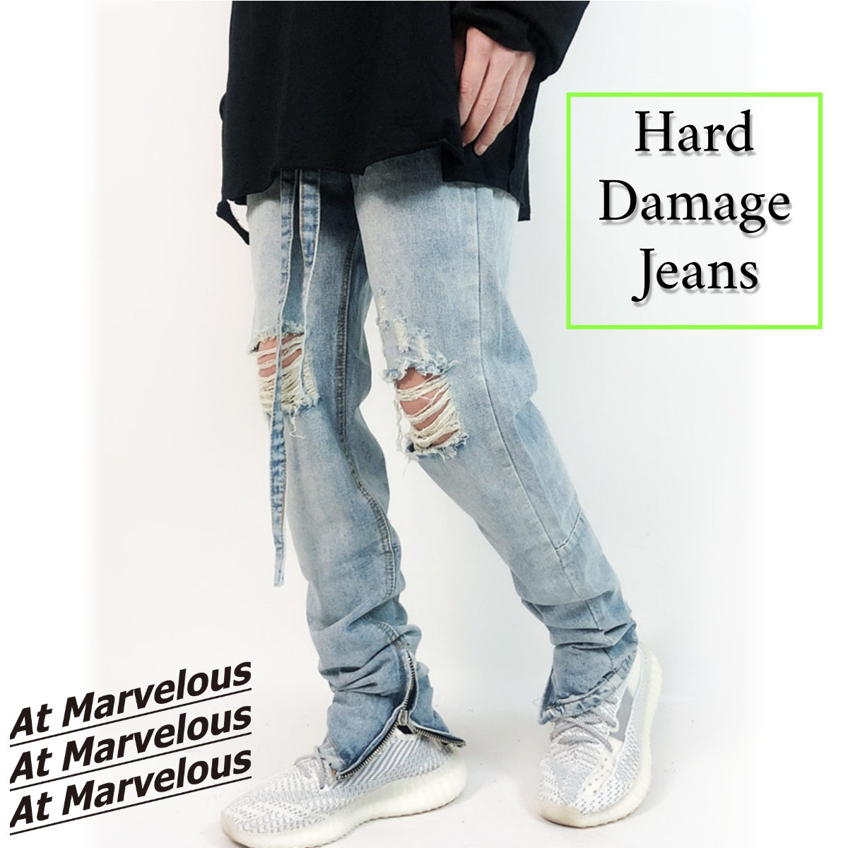 Pants / ダメージデニムパンツ ST/No.23119