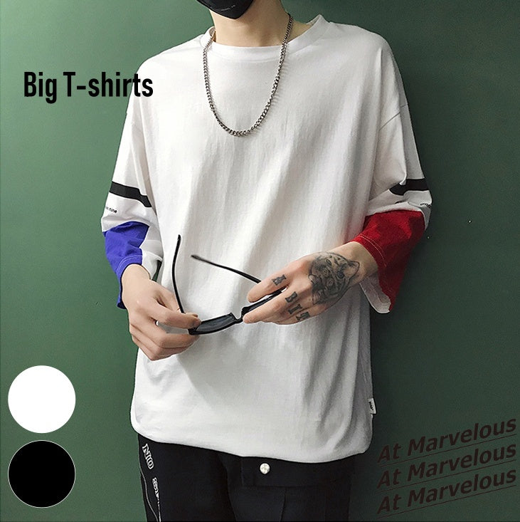 T-shirts/ アシメスリーブTシャツ ST/No.28023