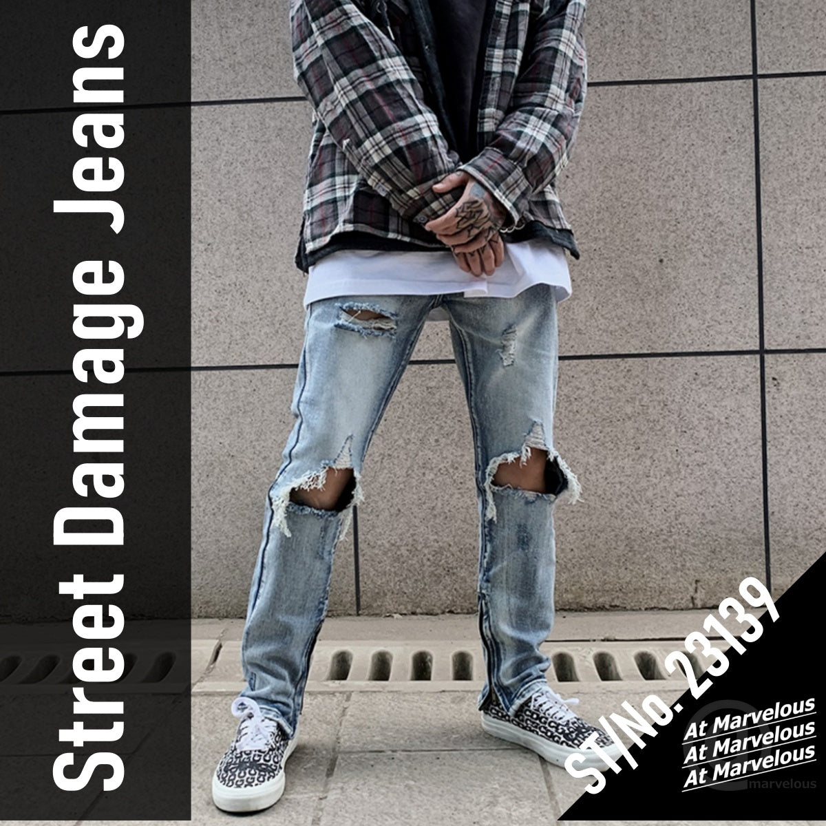Pants / クラッシュジーンズ ST/No.23139