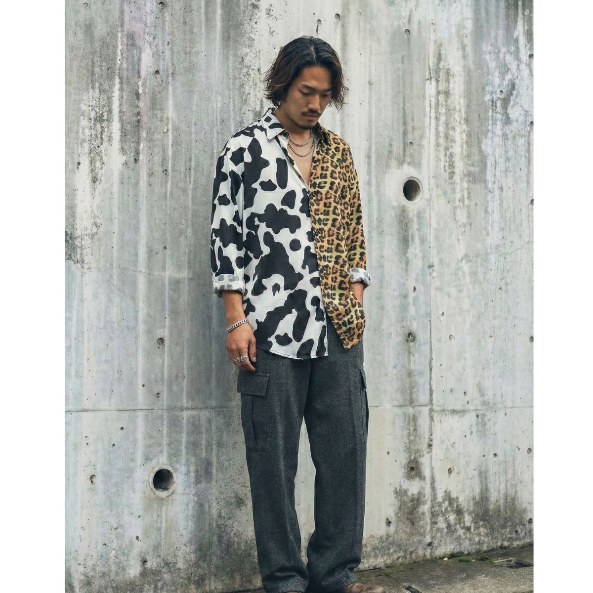 Shirts / クレイジーパターンシャツ ST/No.23150