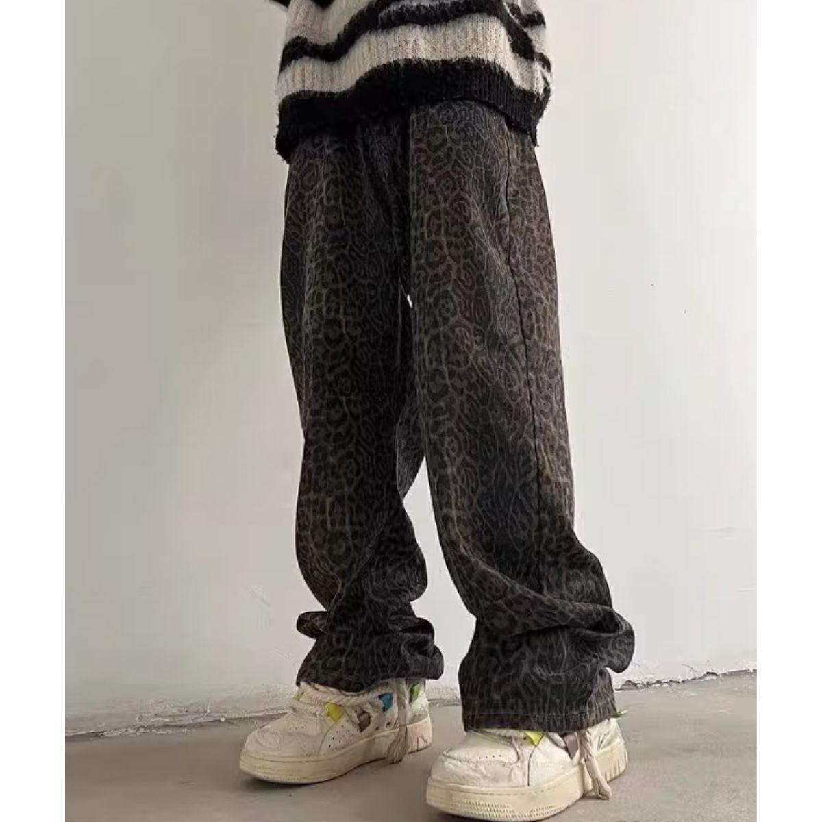Pants/レオパード総柄ワイドパンツ ST/No.23294