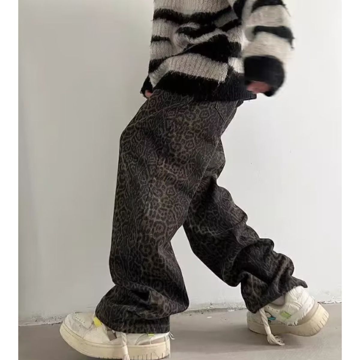 Pants/レオパード総柄ワイドパンツ ST/No.23294
