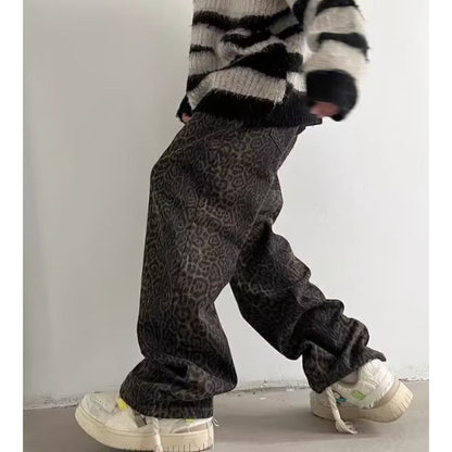 Pants/レオパード総柄ワイドパンツ ST/No.23294