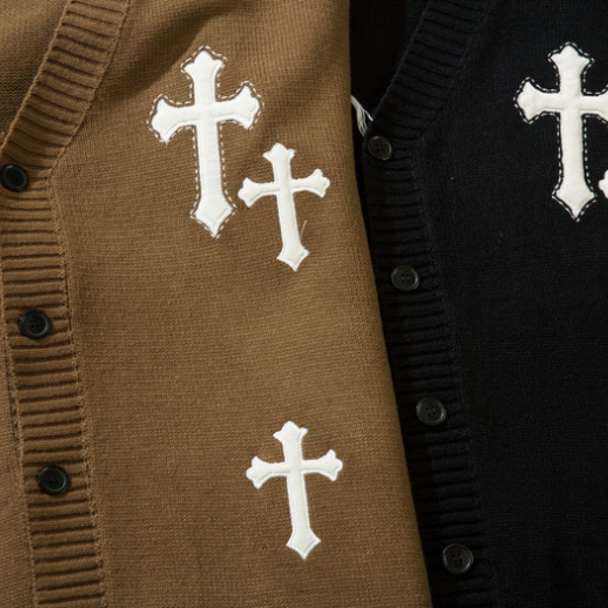 Knit/クロスモチーフカーディガン ST/No.23298