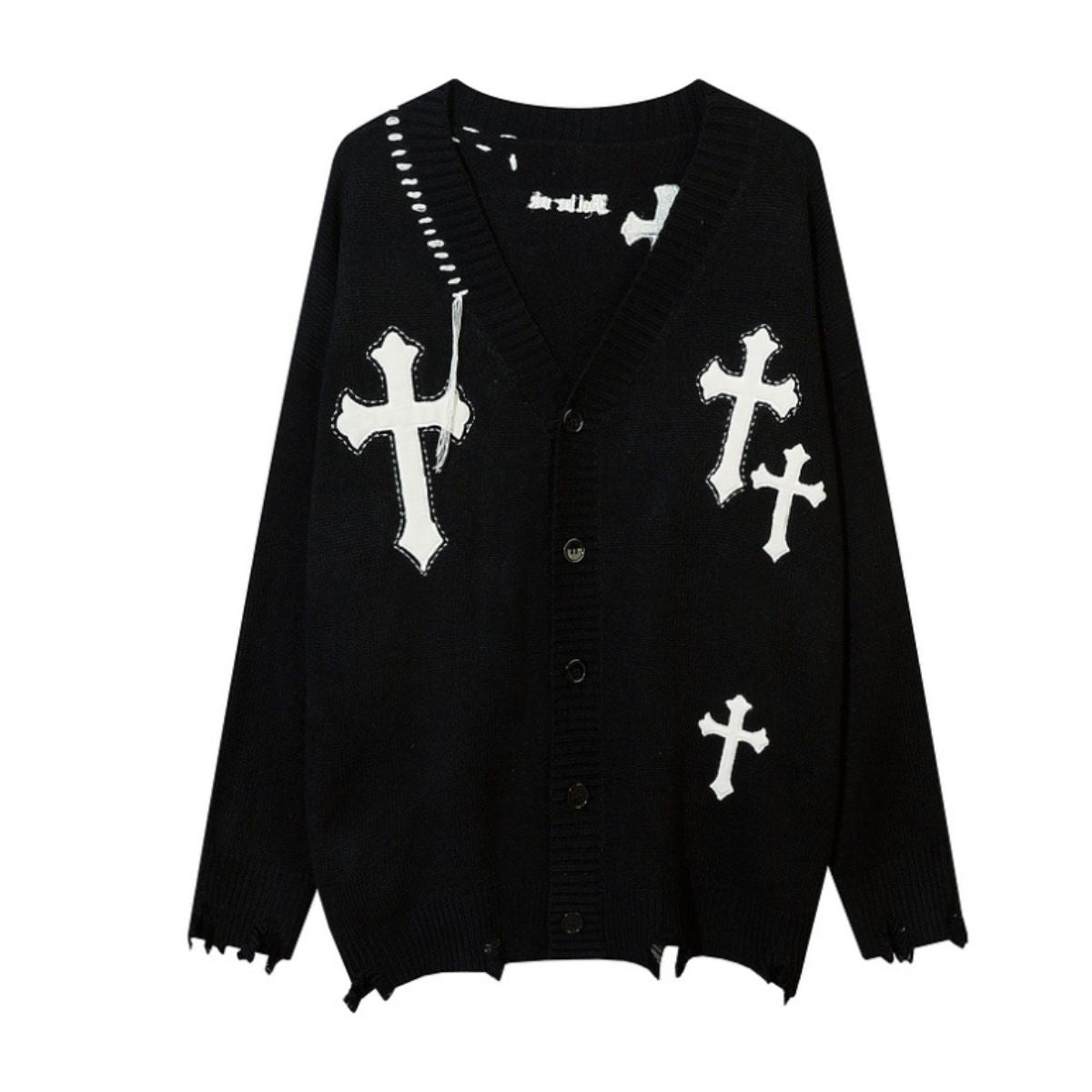 Knit/クロスモチーフカーディガン ST/No.23298