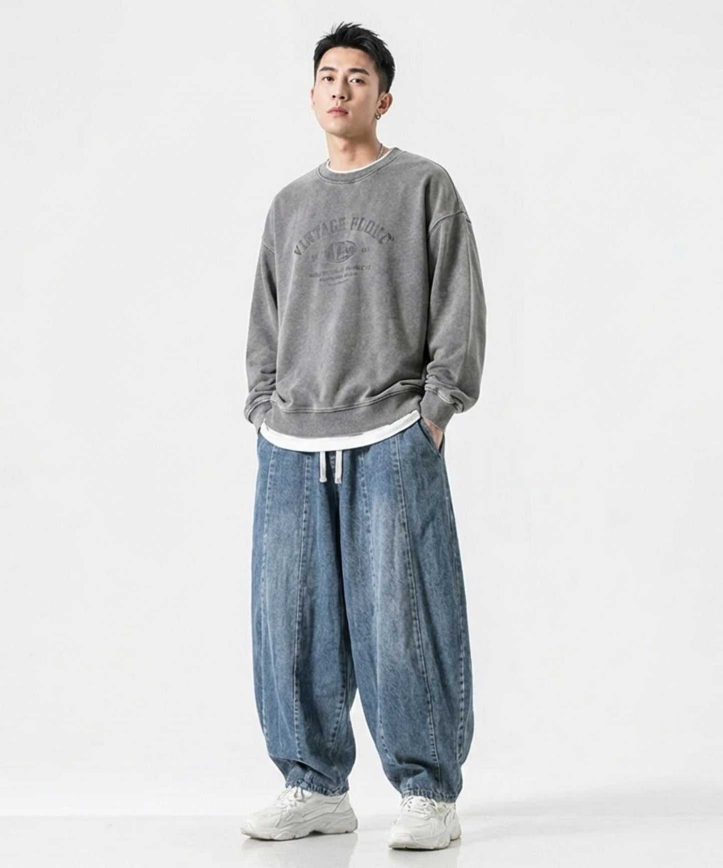 Jeans/ワイドバルーンデニムパンツ ST/No.23301