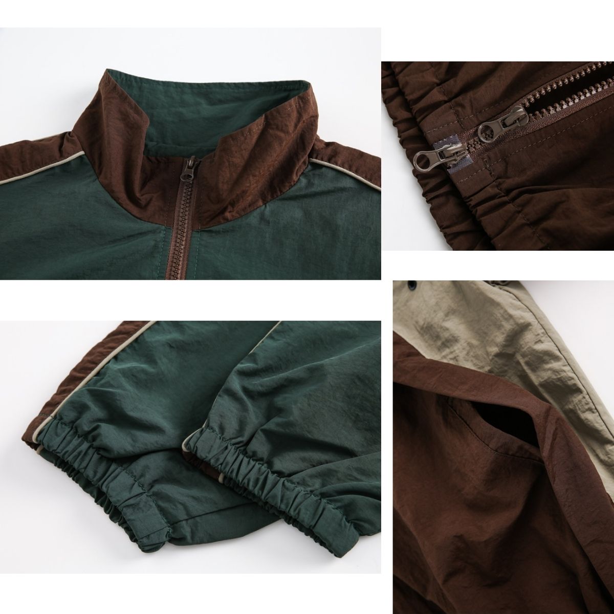 Jacket/カラーブロックナイロンジャケット ST/No.23303