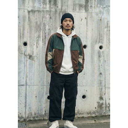 Jacket/カラーブロックナイロンジャケット ST/No.23303