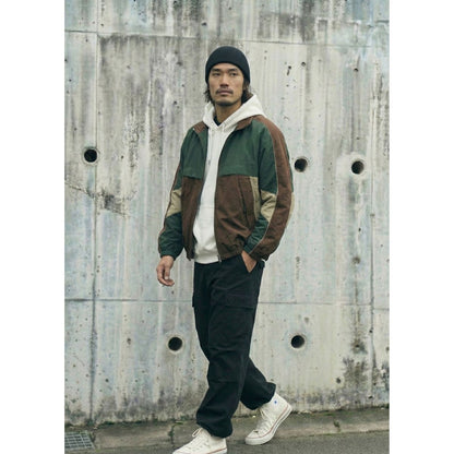 Jacket/カラーブロックナイロンジャケット ST/No.23303