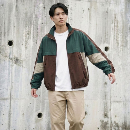 Jacket/カラーブロックナイロンジャケット ST/No.23303