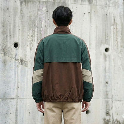Jacket/カラーブロックナイロンジャケット ST/No.23303