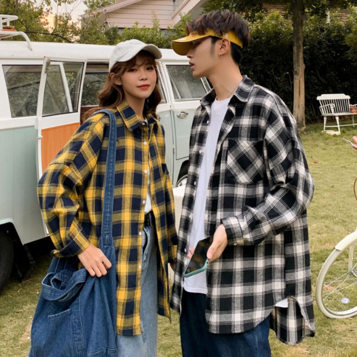Shirts/オーバーサイズチェックシャツ ST/No.23307