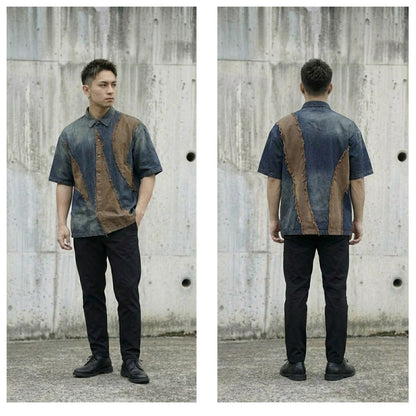 Shirts/ヴィンテージライクデニムシャツ ST/No.23309
