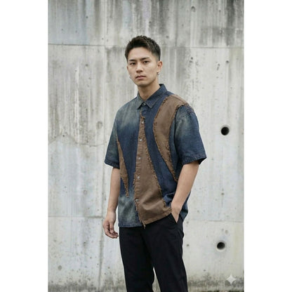 Shirts/ヴィンテージライクデニムシャツ ST/No.23309