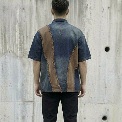 Shirts/ヴィンテージライクデニムシャツ ST/No.23309