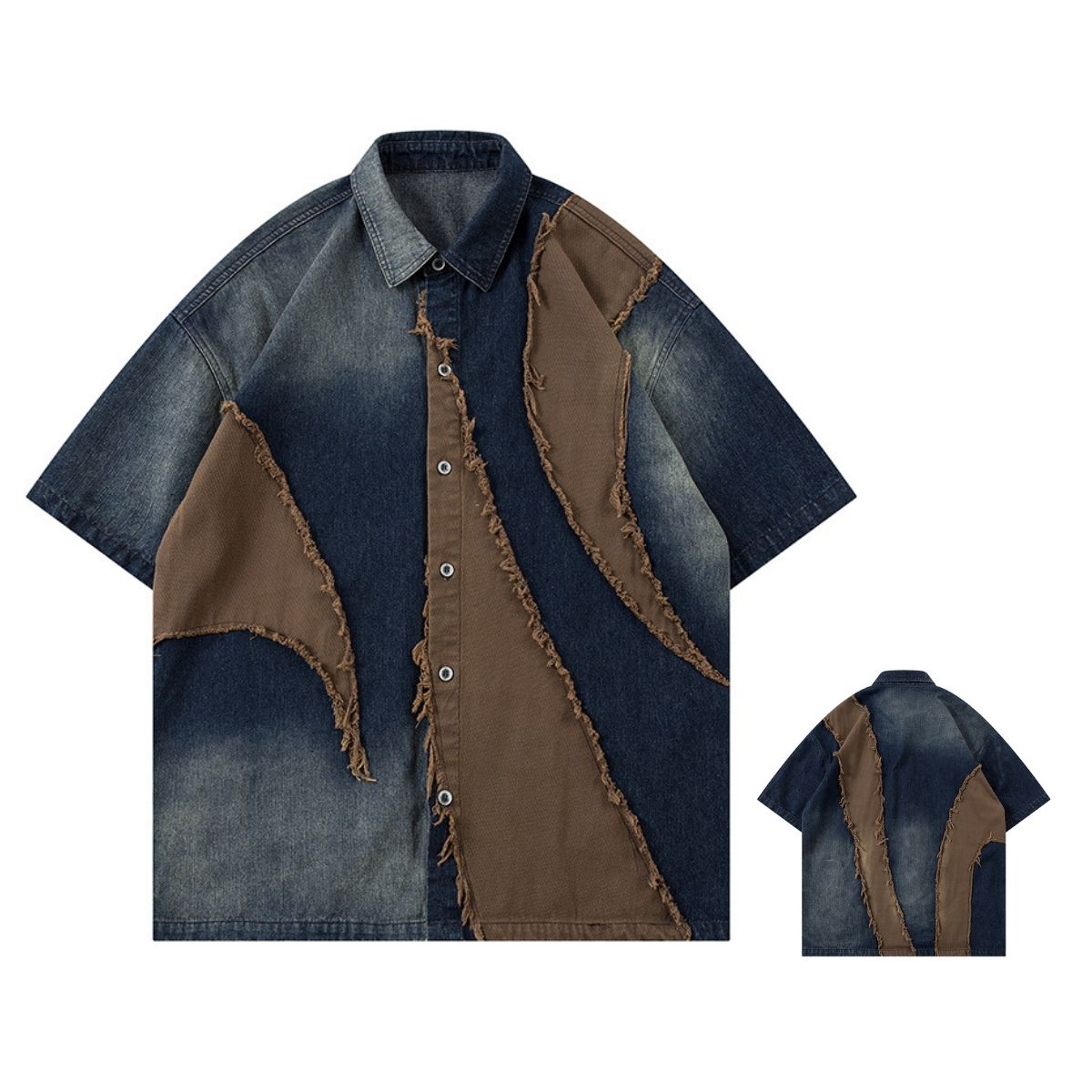 Shirts/ヴィンテージライクデニムシャツ ST/No.23309