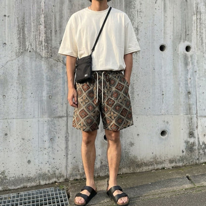 Pants/幾何学柄ハーフパンツ ST/No.23310