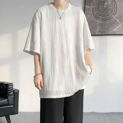 T-Shirts/ウェーブプリーツオーバートップス ST/No.23311