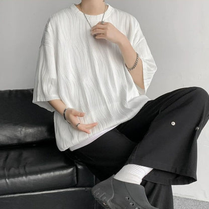 T-Shirts/ウェーブプリーツオーバートップス ST/No.23311