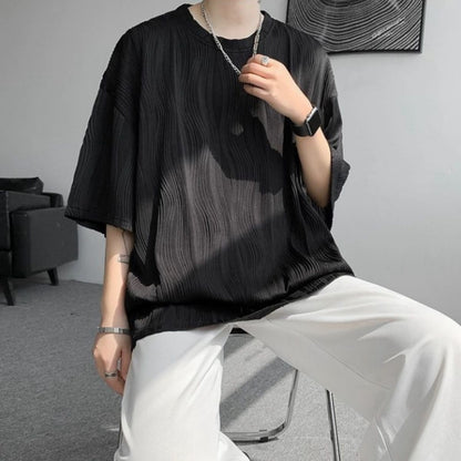 T-Shirts/ウェーブプリーツオーバートップス ST/No.23311