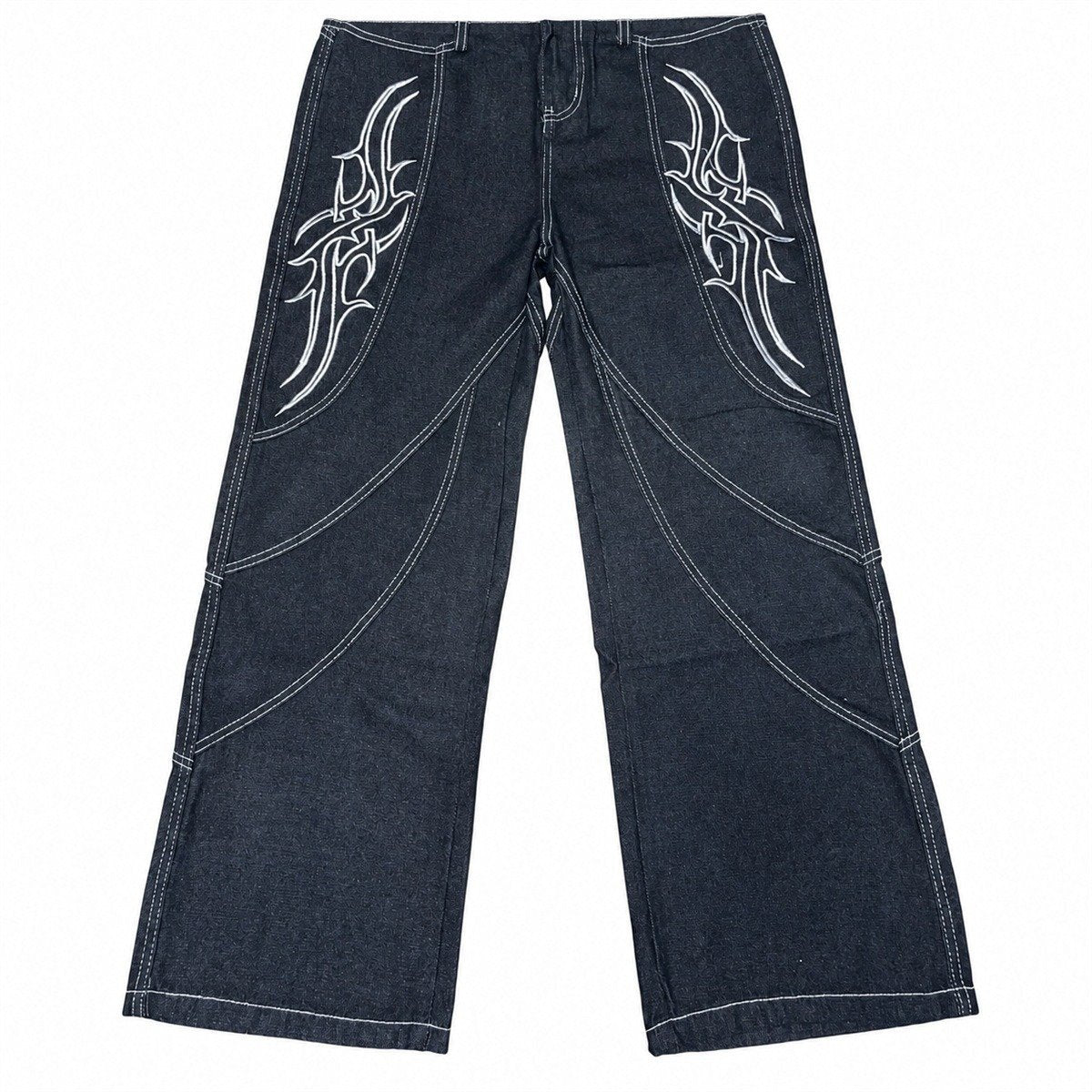 Jeans/トライバル刺繍ワイドデニム ST/No.23314