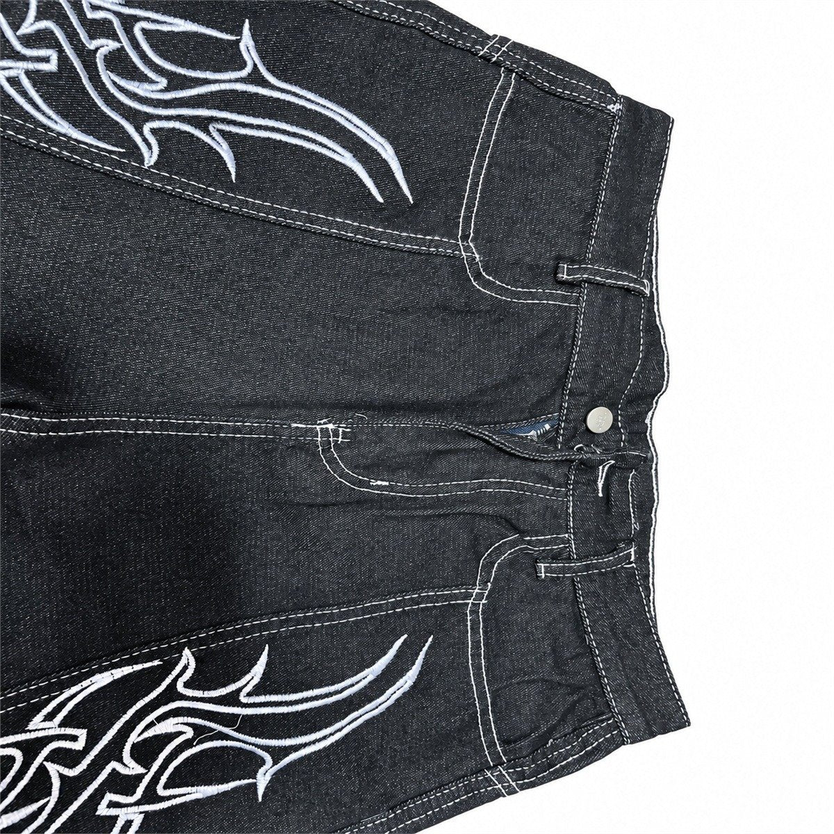 Jeans/トライバル刺繍ワイドデニム ST/No.23314
